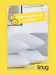 Silentnight Snug Just Right White Pillows 4 Pack - Image 3 of 10