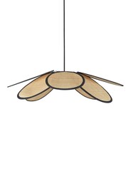Searchlight Natural Caraway Rattan Fan Pendant Shade - Image 3 of 4