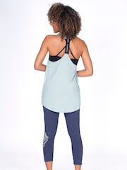 Pineapple Grey Logo High Waisted Crop Leggings - Image 4 of 4