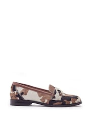 animal - Moda in Pelle - Elarra - Mocassins plats avec bordure à mors - Image 1 sur 4