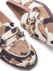 animal - Moda in Pelle - Elarra - Mocassins plats avec bordure à mors - Image 3 sur 4