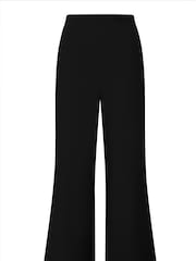 HotSquash Black Luxe-Lounge Wide Leg Crepe Trousers - Image 3 of 3