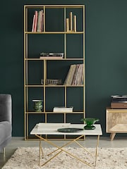 Swoon Brass Aero Steel Shelves - Image 1 of 5