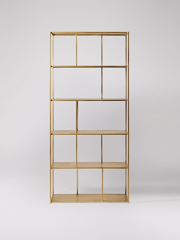 Swoon Brass Aero Steel Shelves - Image 2 of 5