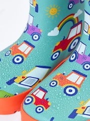 Frugi Blue Puddle Buster Wellington Boots - Image 3 of 3