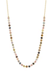 Estella Bartlett Gold Tone Agate Amelia Gemstone Necklace - Image 1 of 4