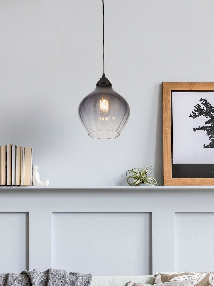 Searchlight Sorrel Smoked Ombre Glass Shade - Image 1 of 4