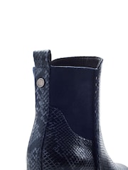 Moda in Pelle Blue Panora Two Part Smart Ankle Boots - Image 4 of 4