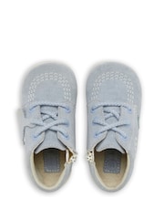 Kickers Blue Baby Kick Hi Leather Ankle Boots - Image 3 of 5