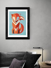 East End Prints Black Fox Print - Image 2 of 3