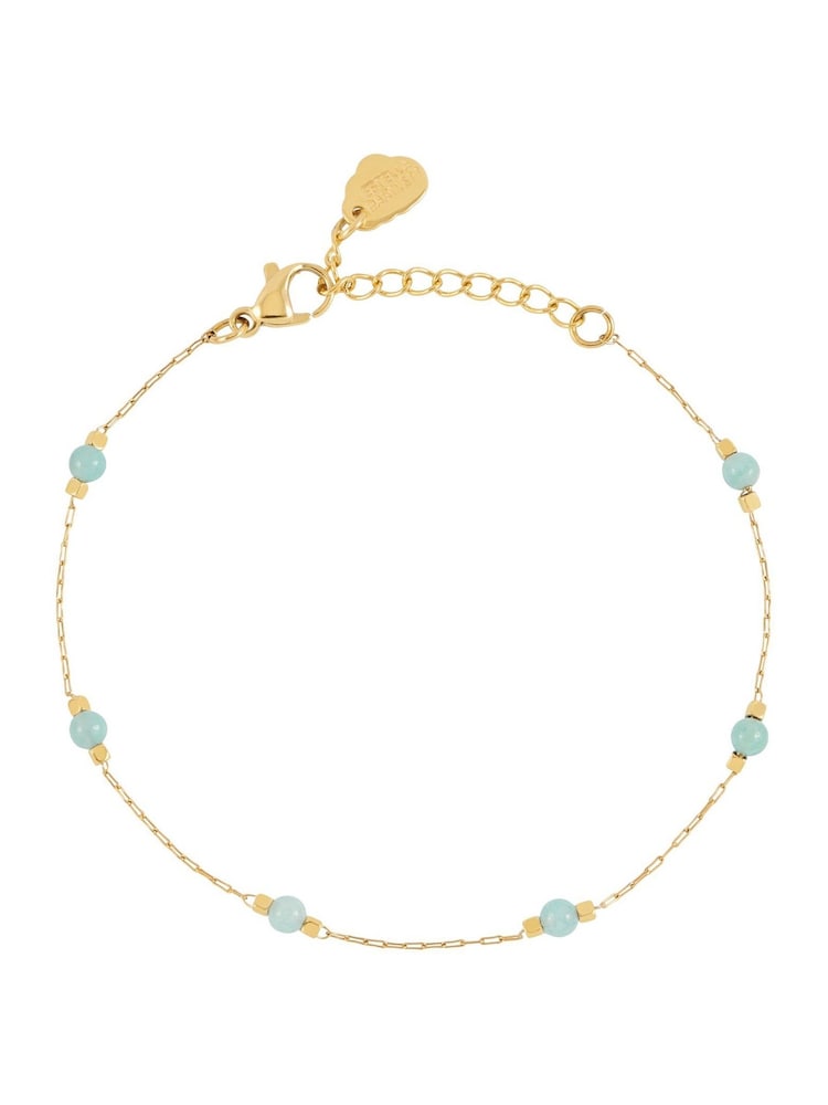 Estella Bartlett Green Paperlink Gemstone Bracelet - Image 1 of 4 Estella Bartlett Green Paperlink Gemstone Bracelet - Image 1 of 4
