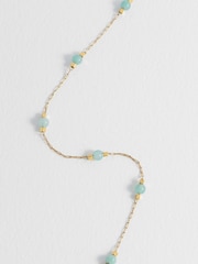 Estella Bartlett Green Paperlink Gemstone Bracelet - Image 4 of 4