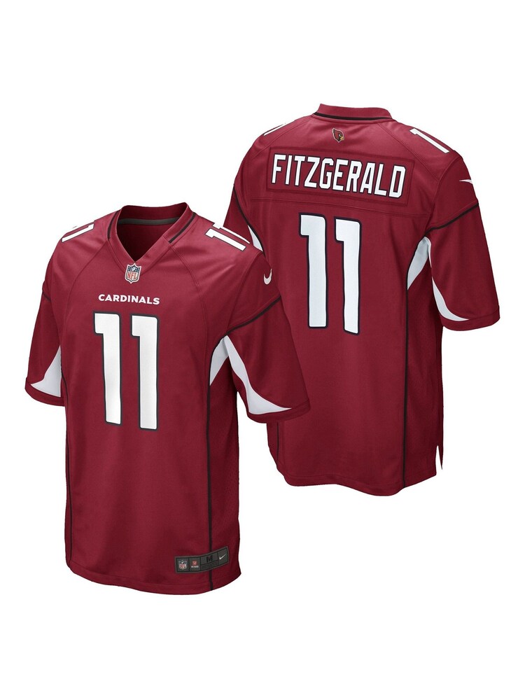 Nike Red NFL Arizona Cardinals Home Game Jersey - Larry Fitzgerald Youth - Image 1 of 1