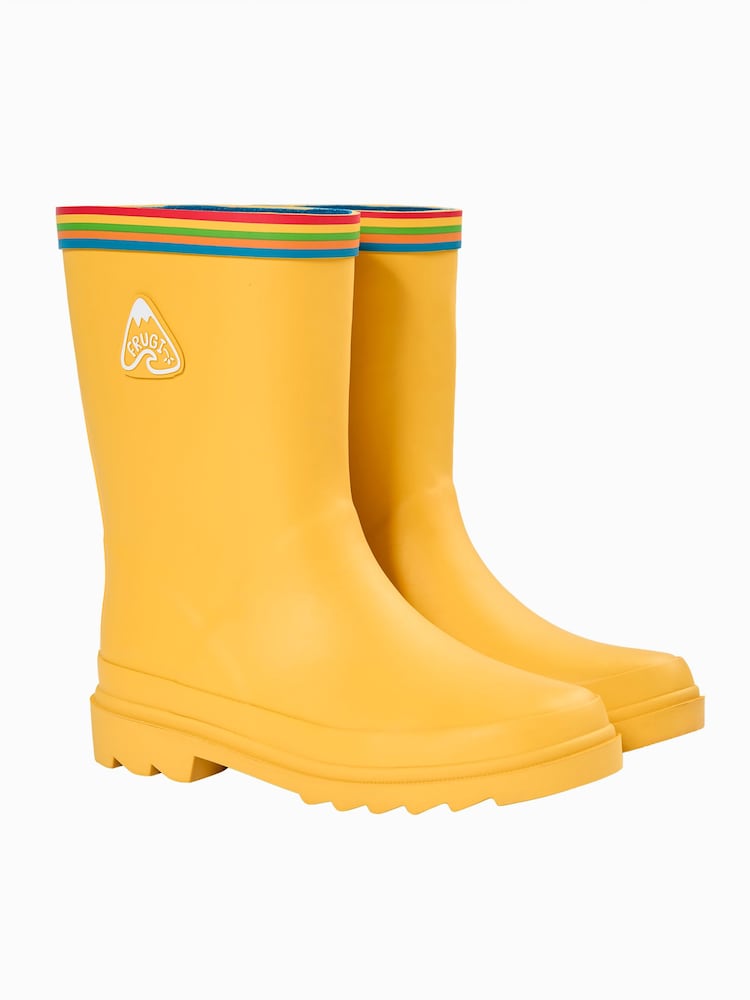 Frugi Yellow Explorer Wellington Boots - Image 1 of 5