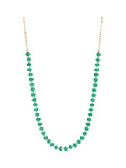 Estella Bartlett Green Agate Amelia Gemstone Necklace - Image 1 of 4