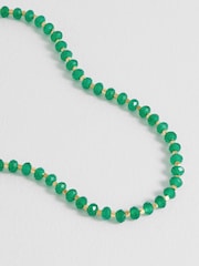Estella Bartlett Green Agate Amelia Gemstone Necklace - Image 4 of 4