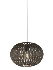 Searchlight Grey Rattan Pendant Shade - Image 2 of 4