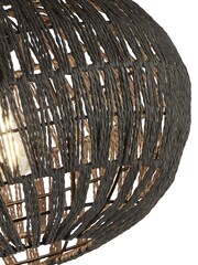 Searchlight Grey Rattan Pendant Shade - Image 4 of 4