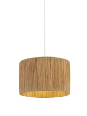 Searchlight Natural Tarragon Raffia Shade - Image 2 of 4
