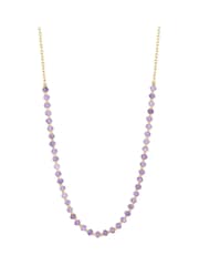 Estella Bartlett Purple Agate Amelia Gemstone Necklace - Image 1 of 4