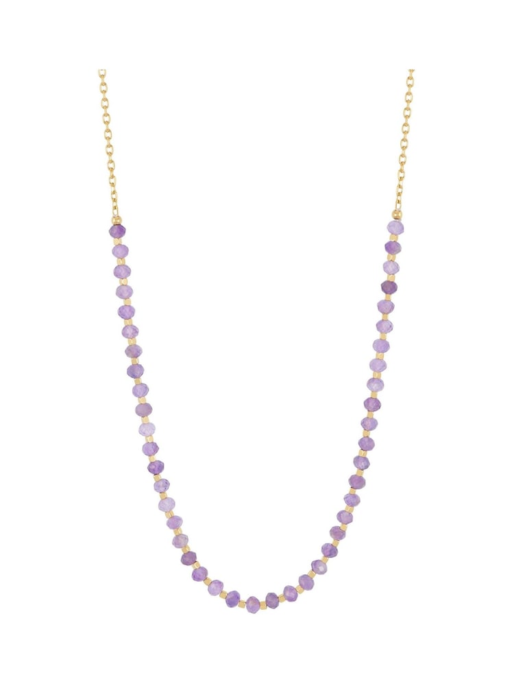 Estella Bartlett Purple Agate Amelia Gemstone Necklace - Image 1 of 4 Estella Bartlett Purple Agate Amelia Gemstone Necklace - Image 1 of 4