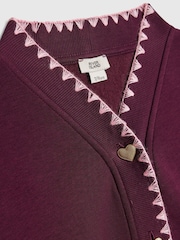 أرجواني - سترة كارديغان تشكيلة Icon من River Island - Image 3 of 4