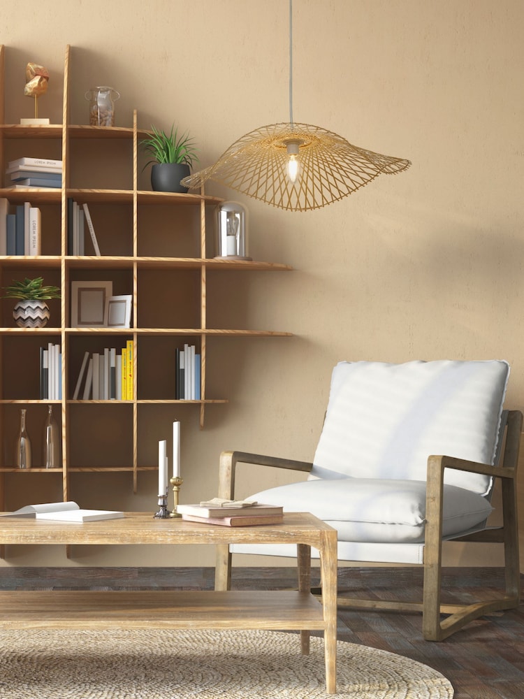 Searchlight Natural Fennel Natural Bamboo Shade - Image 1 of 4