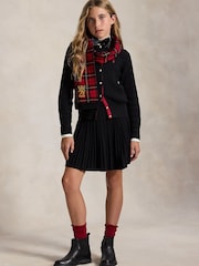 Polo Ralph Lauren Black Cable Knit Cardigan & Skirt Outfit Set - Image 1 of 5