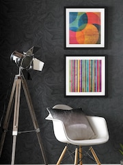 Art For The Home Multi Neon Stripe Wall Art - Image 1 of 2
