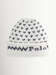 Polo Ralph Lauren Cream Bird Beanie - Image 1 of 1