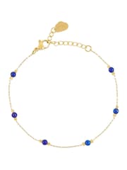 Estella Bartlett Blue Paperlink Gemstone Bracelet - Image 1 of 4