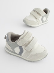 Neutral/Weiss - Turnschuh mit zwei Riemen - Bild 1 von 4