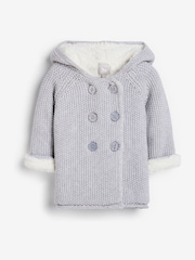 The Little Tailor Baby 100% Cotton Plush Lined Pixie Pram Coat - Image 1 of 3