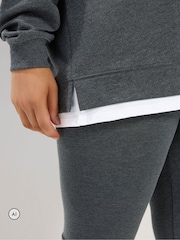 Yours Curve Grey Co-Ord 2 In 1 & Leggings Set - Image 4 of 6