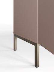 Frank Olsen Mulberry Iona 1 Door Side Table with SMART Features - Image 6 of 7