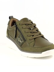 Lunar Khaki Green Tuscan Trainers - Image 2 of 7