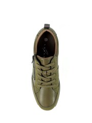 Lunar Khaki Green Tuscan Trainers - Image 6 of 7