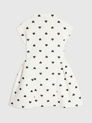 River Island White Polka Dot Heart Prom Dress - Image 2 of 4