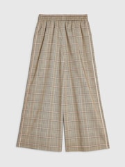 River Island Brown Checked Piping Trousers - Image 2 of 4
