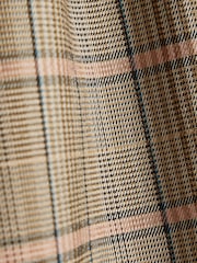 River Island Brown Checked Piping Trousers - Image 4 of 4