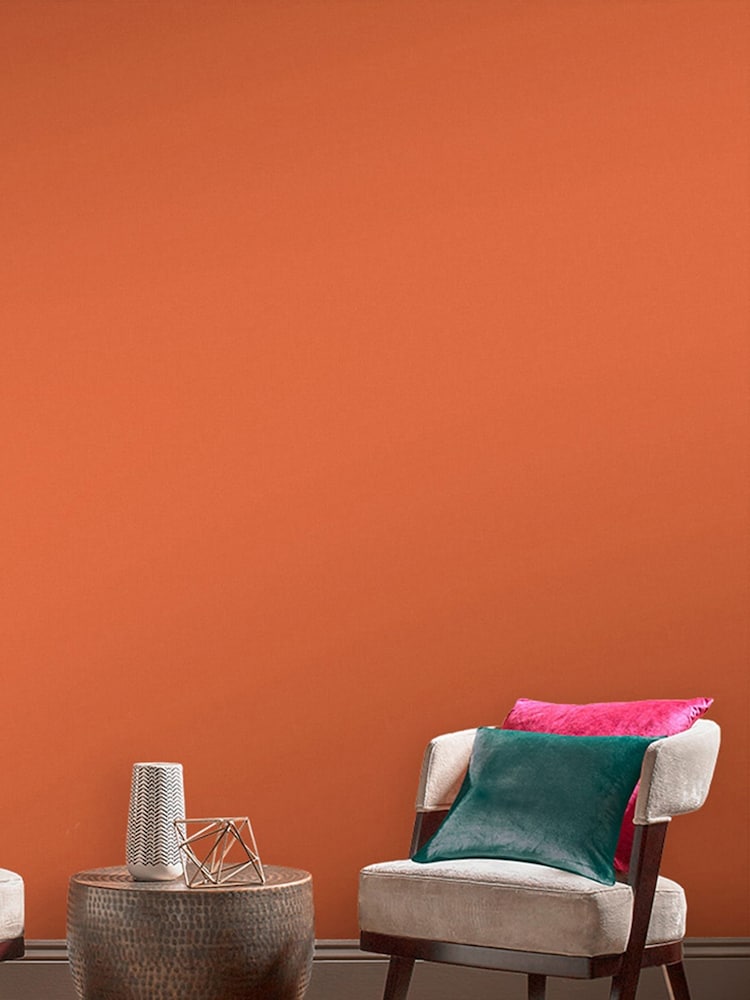 Graham & Brown Fortune Cookie Orange Resistance Ultra Durable Matt Emulsion Paint - Image 1 of 3