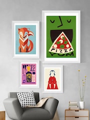 East End Prints White Fox Print - Image 3 of 3