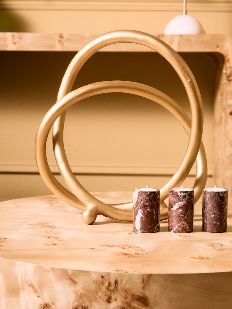 Fifty Five South Gold Prato Twist Sculpture - Image 2 of 6 Fifty Five South Gold Prato Twist Sculpture - Image 2 of 6