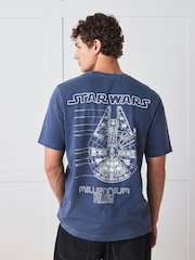 Navy Blå - Star Wars-t-skjorte - Bilde 3 av 7