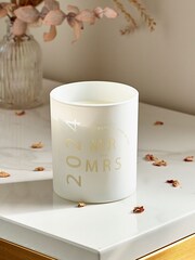 White Established In 2024 Wedding Boxed Candle - Image 2 of 7