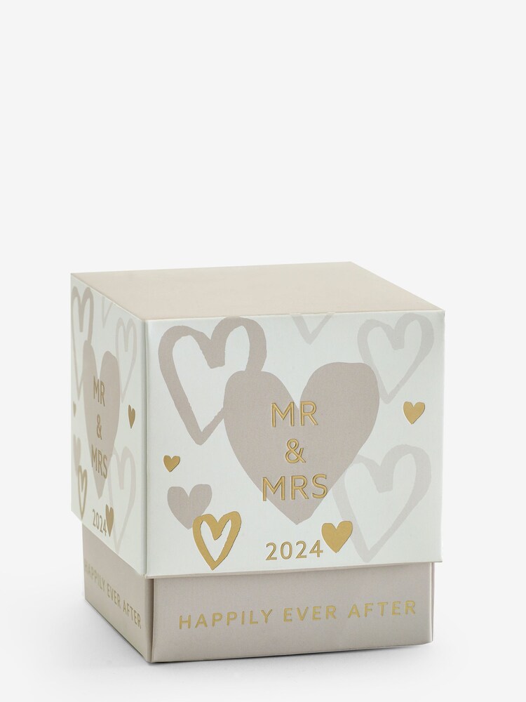 White Established In 2024 Wedding Boxed Candle - Image 7 of 7