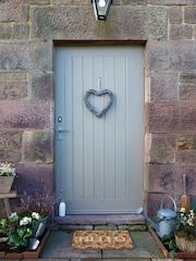 Artsy Mats Brown Hello Floral Doormat - Image 5 of 13