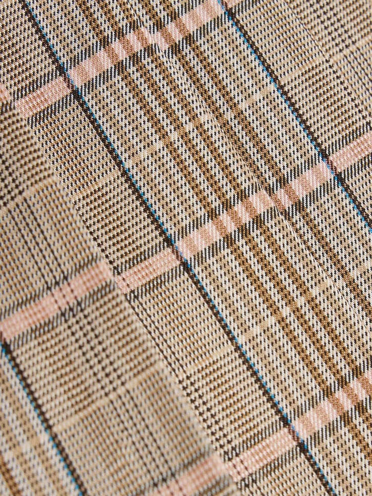River Island Brown Checked Skorts with Keycharm - Image 3 of 3