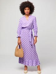 Aspiga Purple Maeve EcoVero™ Dress - Image 1 of 6