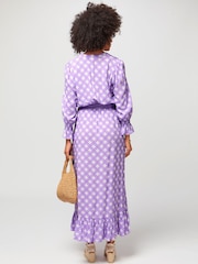 Aspiga Purple Maeve EcoVero™ Dress - Image 2 of 6